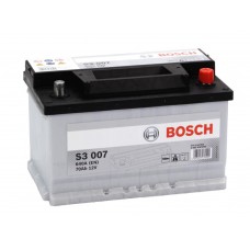 Аккумулятор BOSCH S30 070 70 А/ч о.п. (570 144) низк.