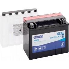 Аккумулятор EXIDE AGM ETX20HL-BS 18Ah 270A 