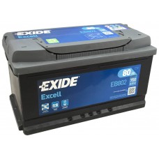 Аккумулятор EXIDE EXCELL 80 а/ч о.п (EB802)
