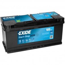 Аккумулятор EXIDE START&STOP AGM 105 а/ч о.п (EK1050)