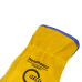 Перчатки желтые цельноспилковые короткие START SG0220   