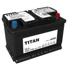 Аккумулятор TITAN AGM 70.0 а/ч о.п VRLA