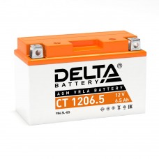 Мото аккумулятор Delta CT 1206.5 (12V / 6.5Ah / 75A)..