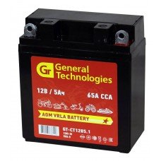 Аккумулятор GENERAL TECHNOLOGIES CT-1205.1 (12N5-3B)..